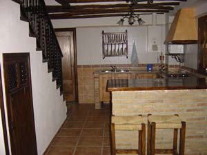 Cocina con barra americana