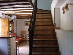 Escaleras de acceso a la planta superior